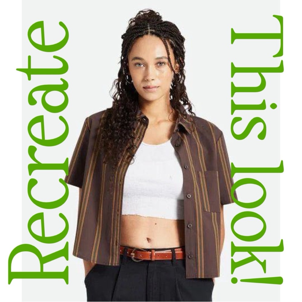 Christopher & Banks Linen Button Up Shirt